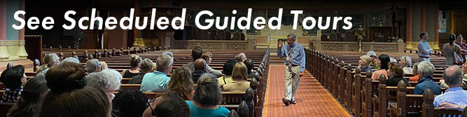 Click here to see Scheduled Guided Tours on the web calendar. 