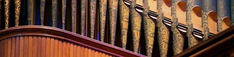 Detail of organ pipes in West Gallery