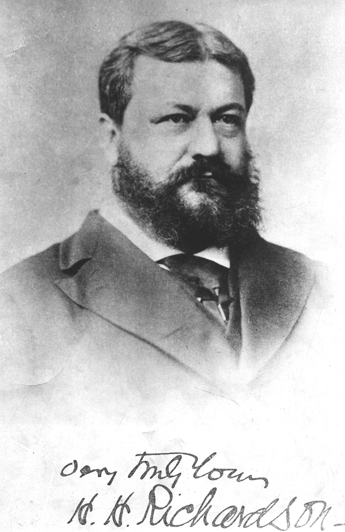 portrait of HH Richardson