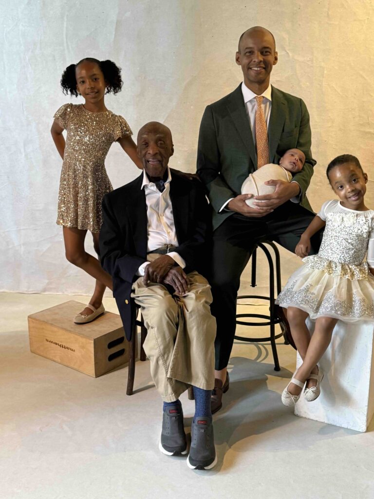 In November 2025, parishioner Enoch "Woody" Woodhouse met his newest grandson, Enoch O. Woodhouse IV. Woody's wife Stella sent in the photo of Woody with his family. Congratulations to the Woodhouse family!