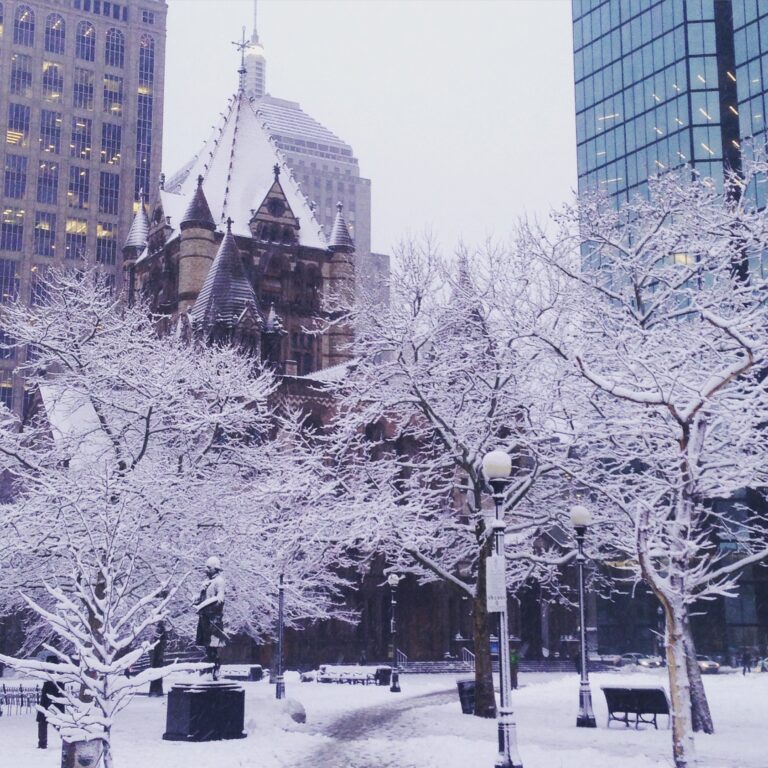 Trinity In Snow IG Post