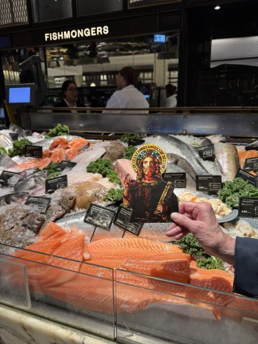 Flat Jesus At Harrods Fishmongers Hall