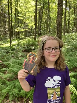 Flat Jesus In The Woods